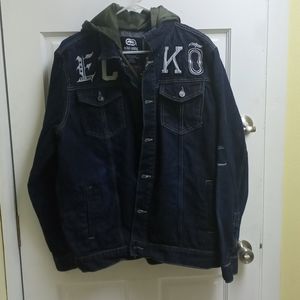Ecko Unltd. Hooded Denim Jacket